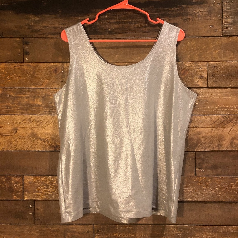 Chicos Metallic Tank Top